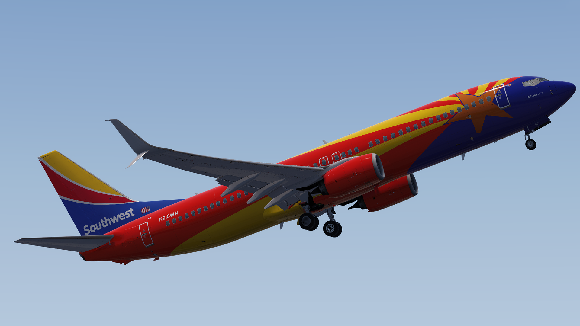 Southwest 737-800 'Arizona One' (N918WN) - 737 NGXu - iniBuilds Forum