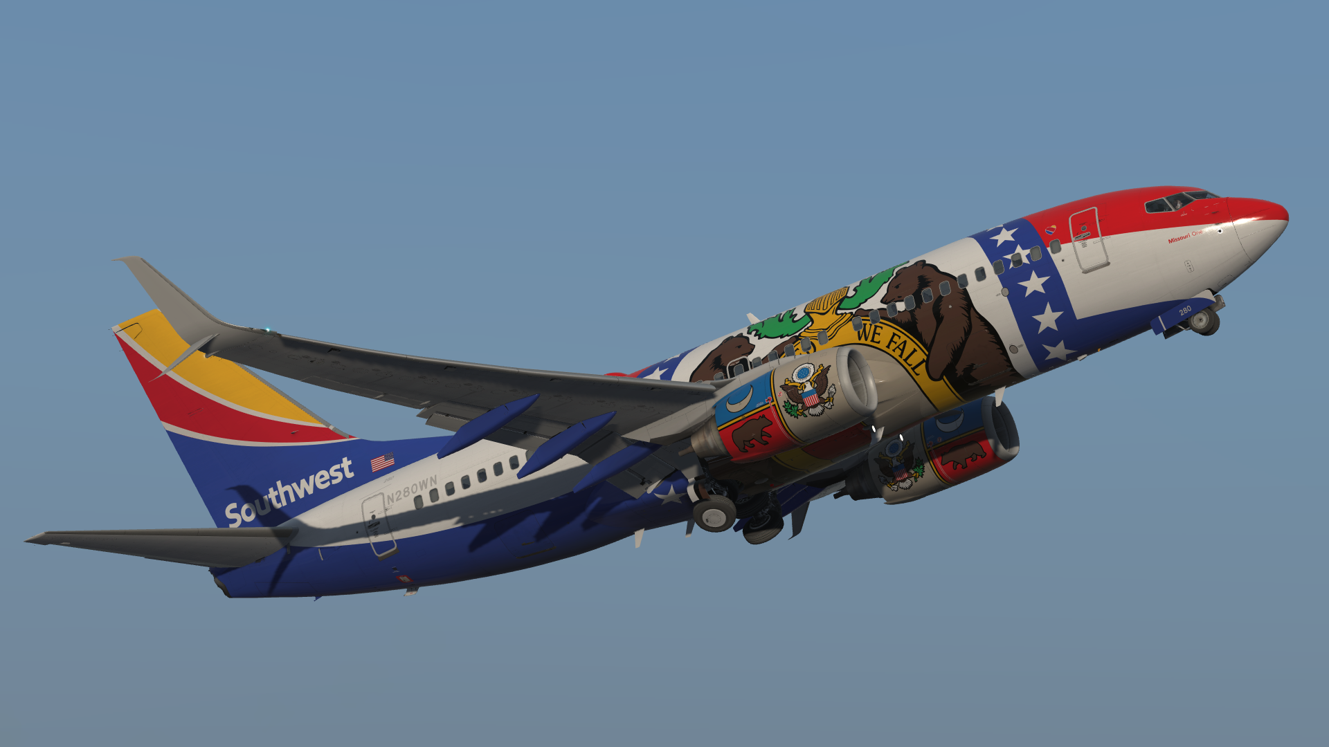 Southwest Airlines 'Missouri One' 737-700 (N280WN) - 737
