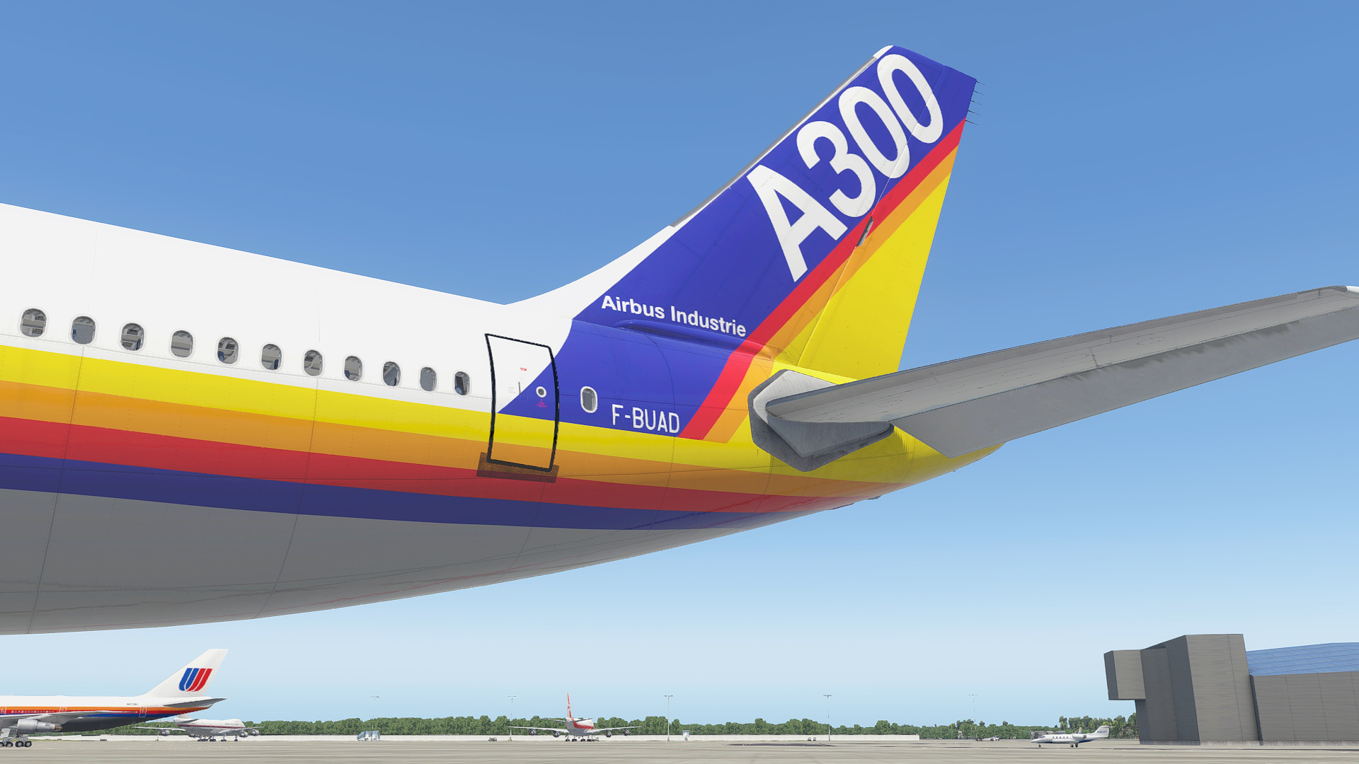 Inflight 1:200 A300B2-100 ハウスカラー F-BUAD InFlight200 A300B2