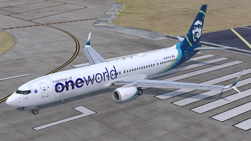 Alaska Airlines PMDG NGXu 737-900ER 'Oneworld' (N487AS