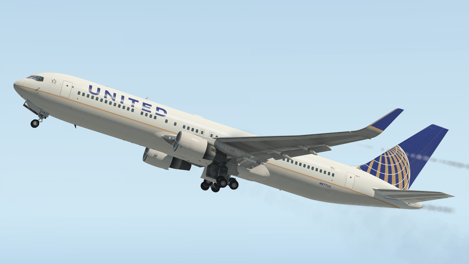 UA ユナイテッド航空 Planetags B767-300ER Wings of United: The Journey of Boeing 767-322ER N646UA