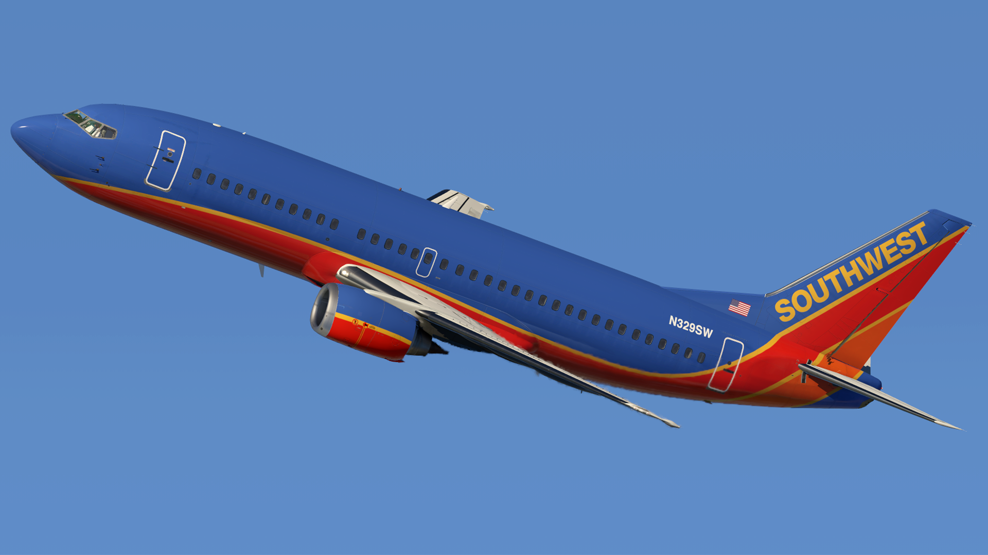 三平 Spantax EC-DYZ for 732 TwinJet V3 Pro by FlyJSim - 732 TwinJet