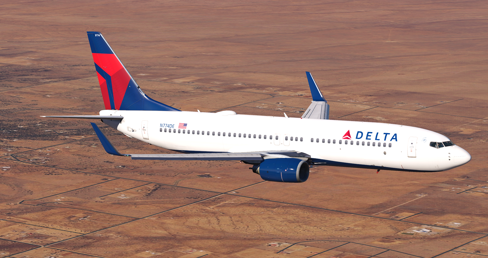 Delta Air Lines - N774DE - Zibo 737-800 - Comet133 - iniBuilds Forum