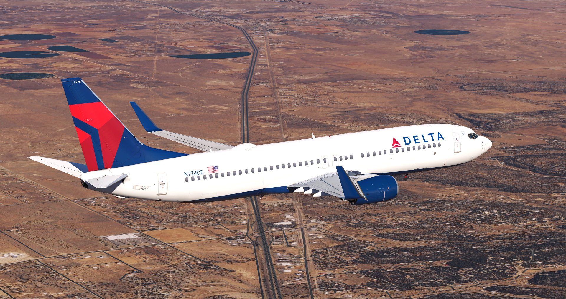 Delta Air Lines - N774DE - Zibo 737-800 - Comet133 - iniBuilds Forum