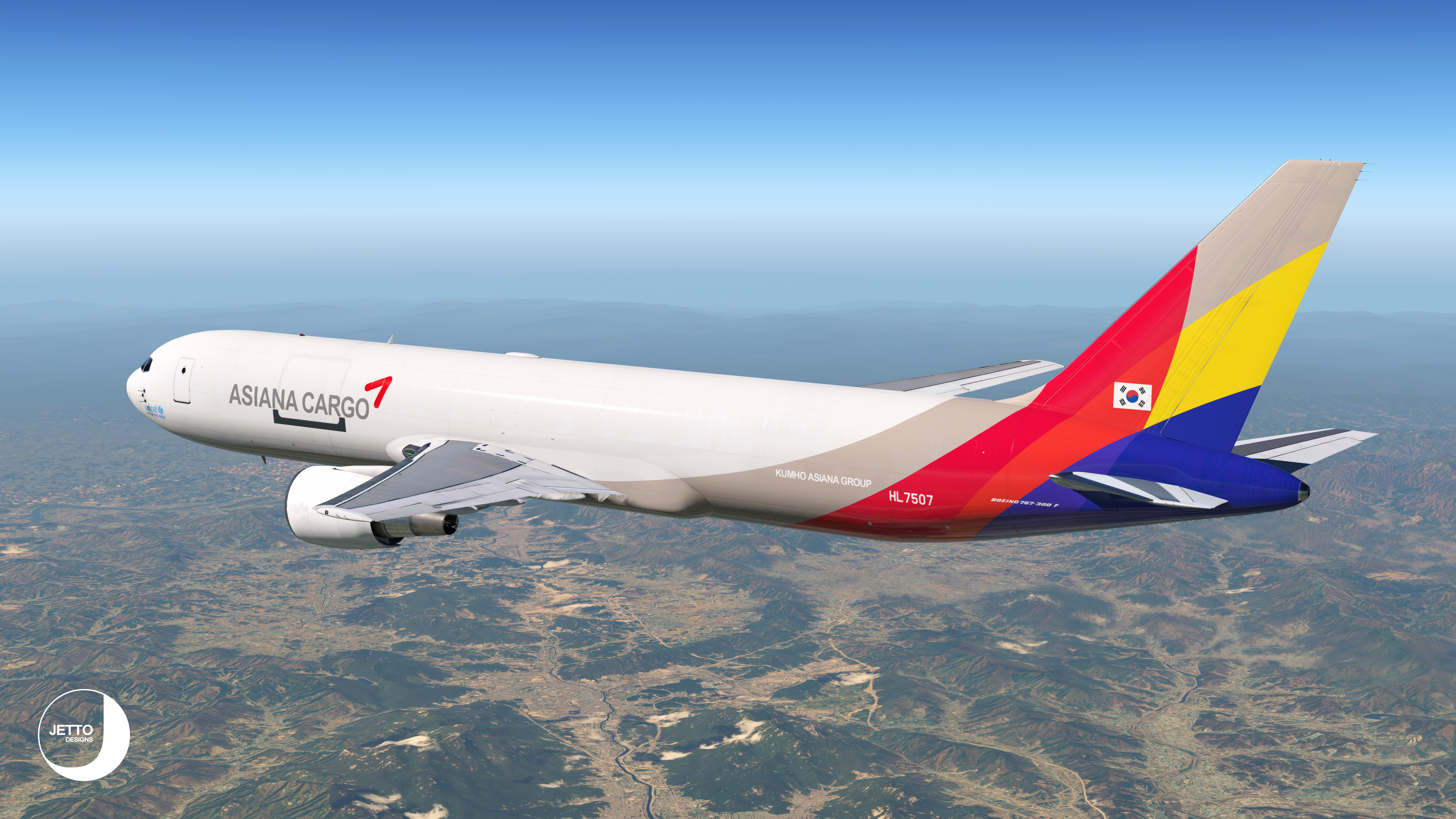 Asiana Cargo - Flight Factor 767-300F - FlightFactor 767