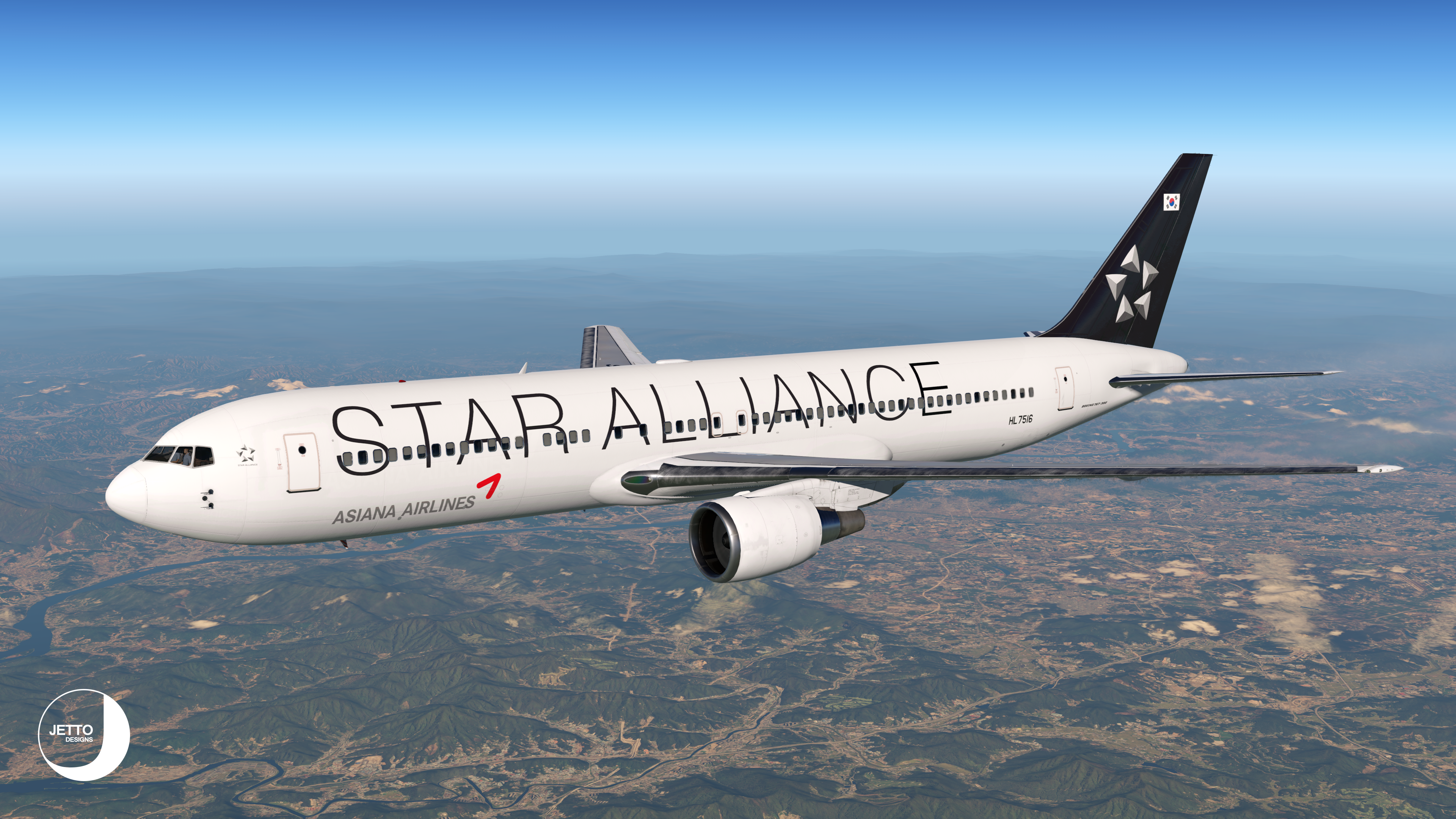 Asiana Star Alliance - Flight Factor 767-300 - FlightFactor 767