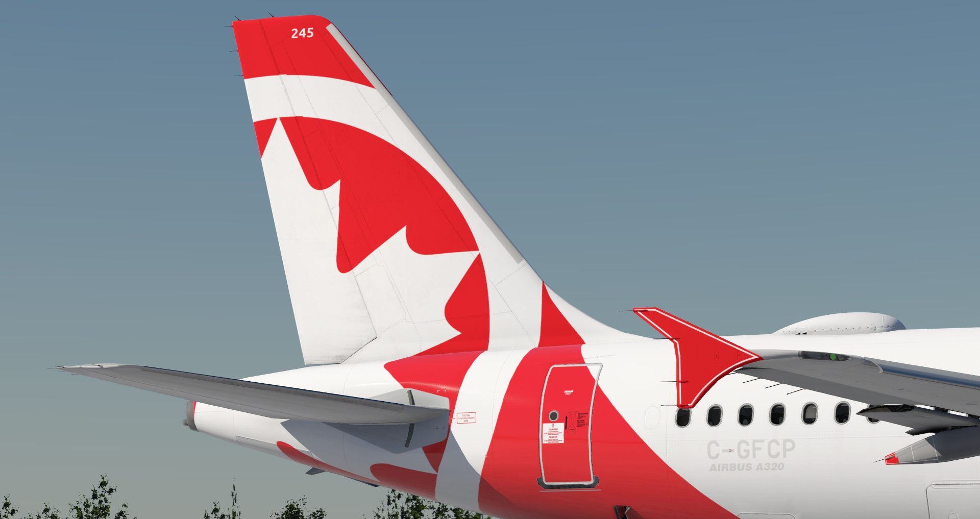 More information about "Air Canada Rouge FlightFactor A320 (C-GFCP)"