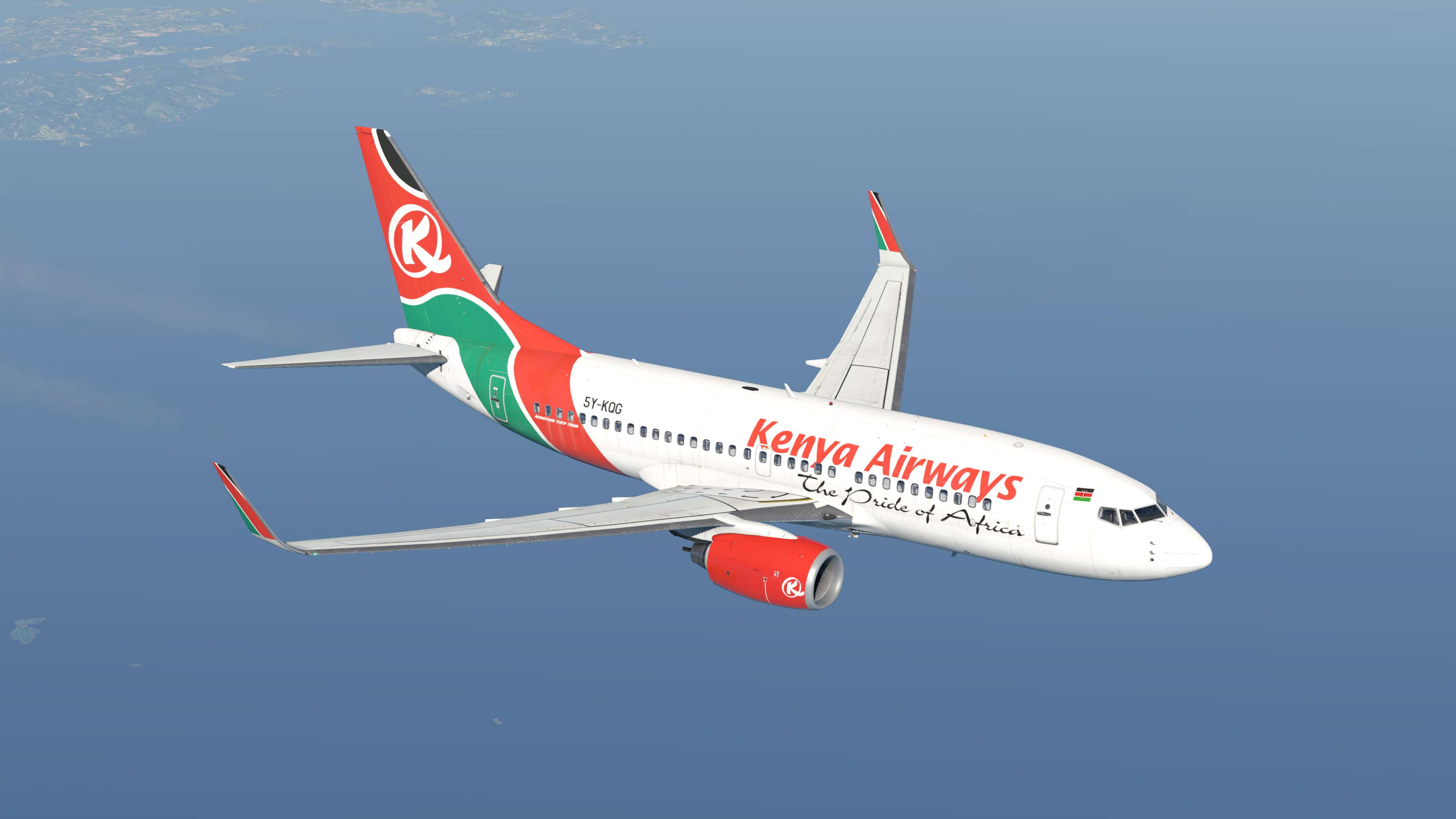 Kenya Airways - (5Y-KQG) [LevelUP 737-700] - LevelUp 737