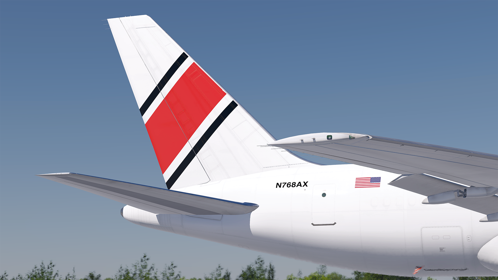 ABX Air FlightFactor 767-200SF 'Retro' (N768AX) - FlightFactor 767