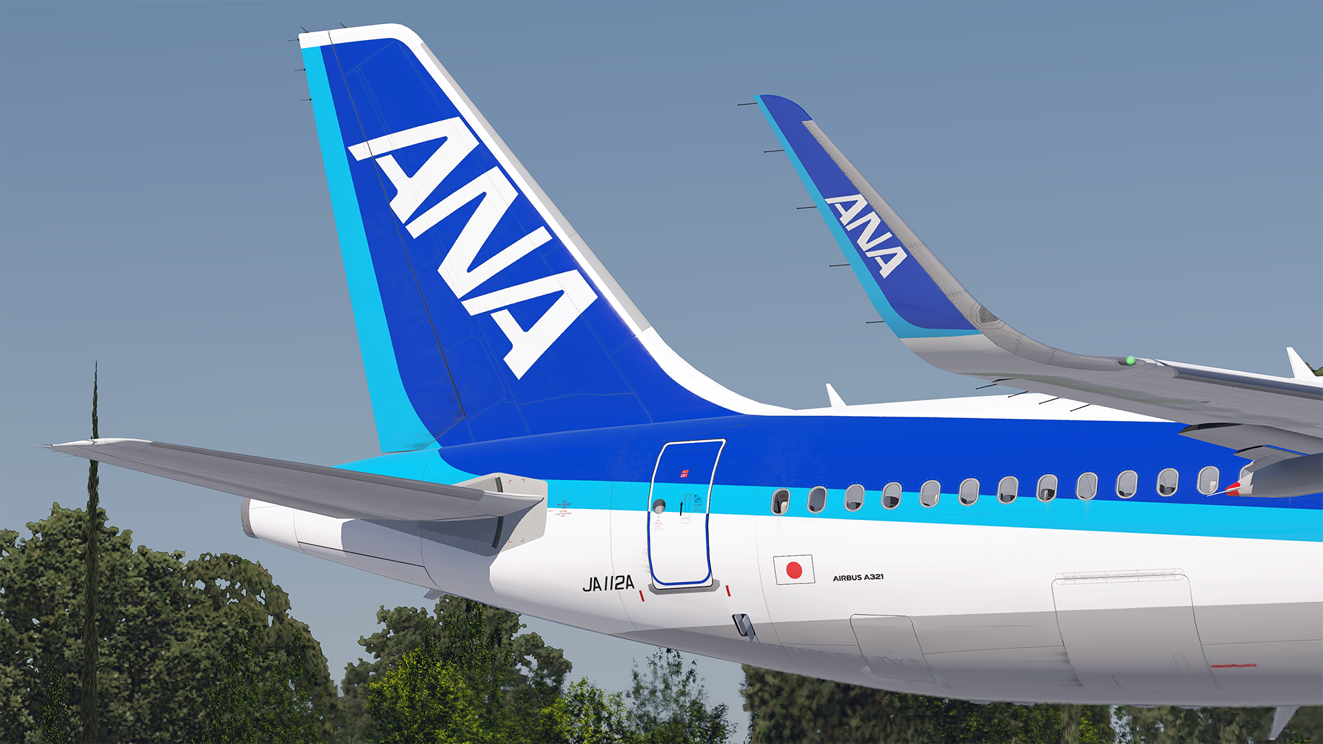 ❶　1/400　ANA 全日空 AIRBUS A321-211 JA111A ANA ToLiss A321 (JA112A) - ToLiss A321 - iniBuilds Forum