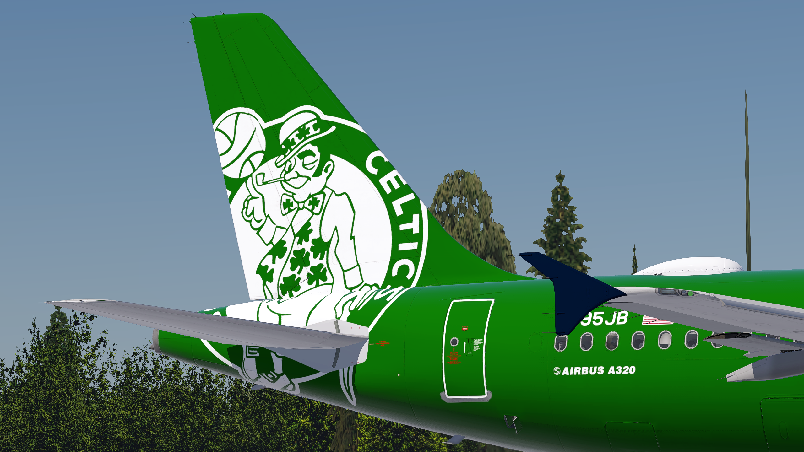 More information about "jetBlue FlightFactor A320 'Boston Celtics' (N595JB)"