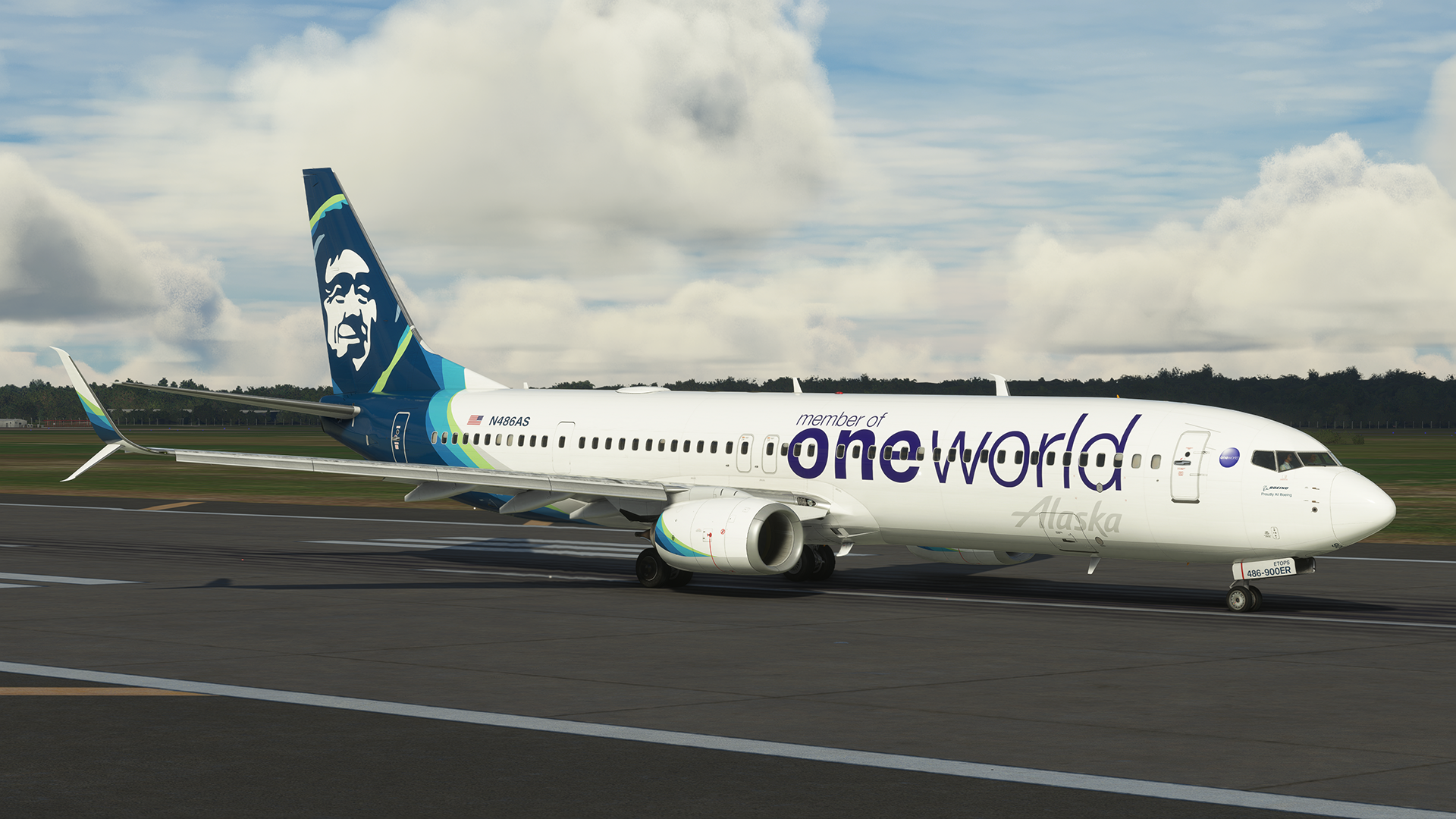 Alaska Airlines PMDG 737-900ER 'Oneworld' Pack - PMDG 737