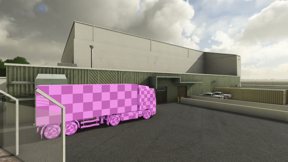 Pink truck at KDTW Detroit Microsoft Flight Simulator 5.3.2023 10.50.jpg