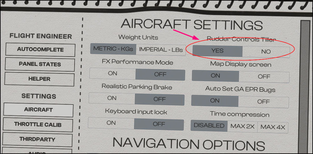 Aircraft Setting Rudder Control Tiller.png