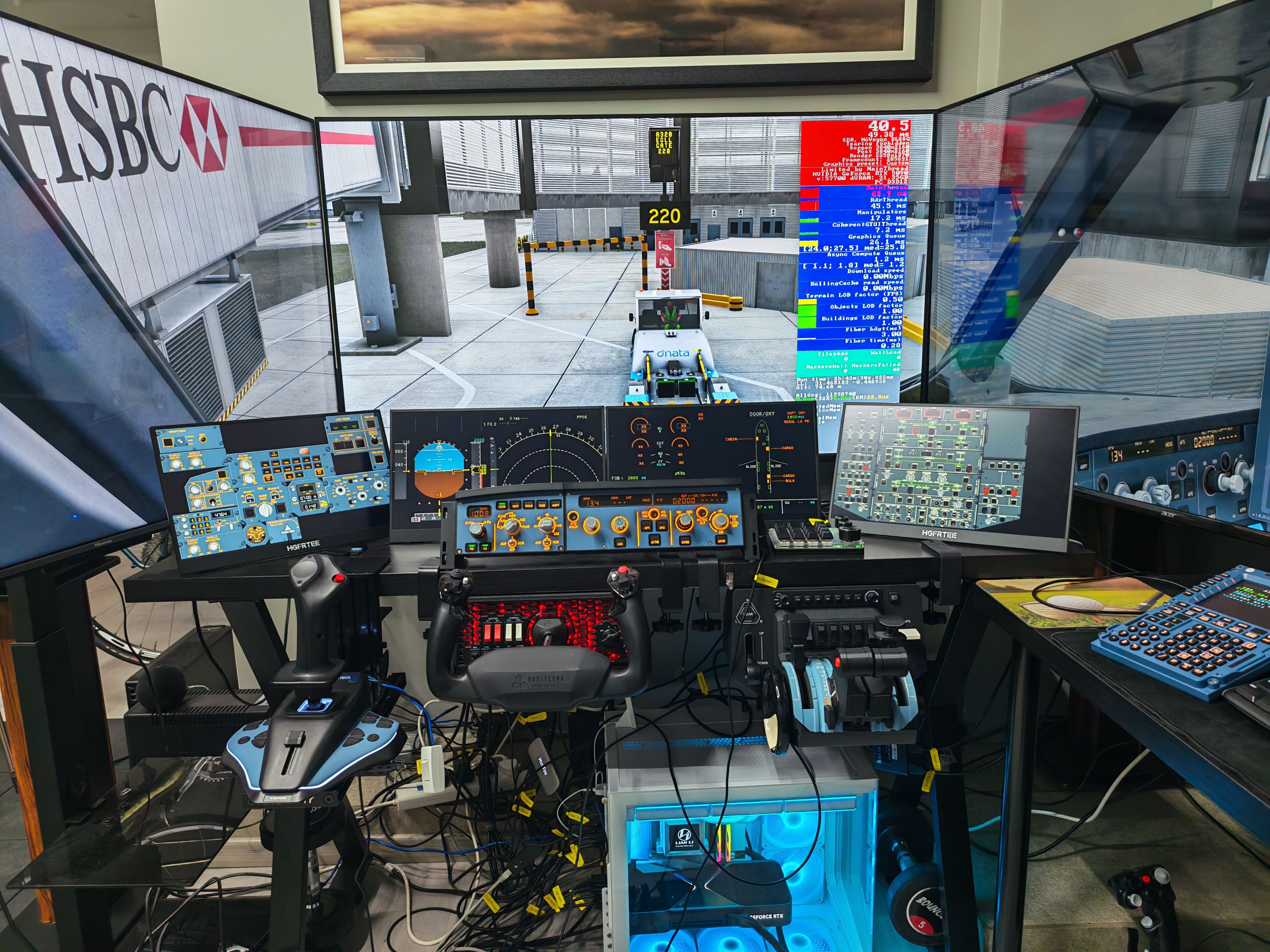 A350 cockpit panels pop out to external monitors
