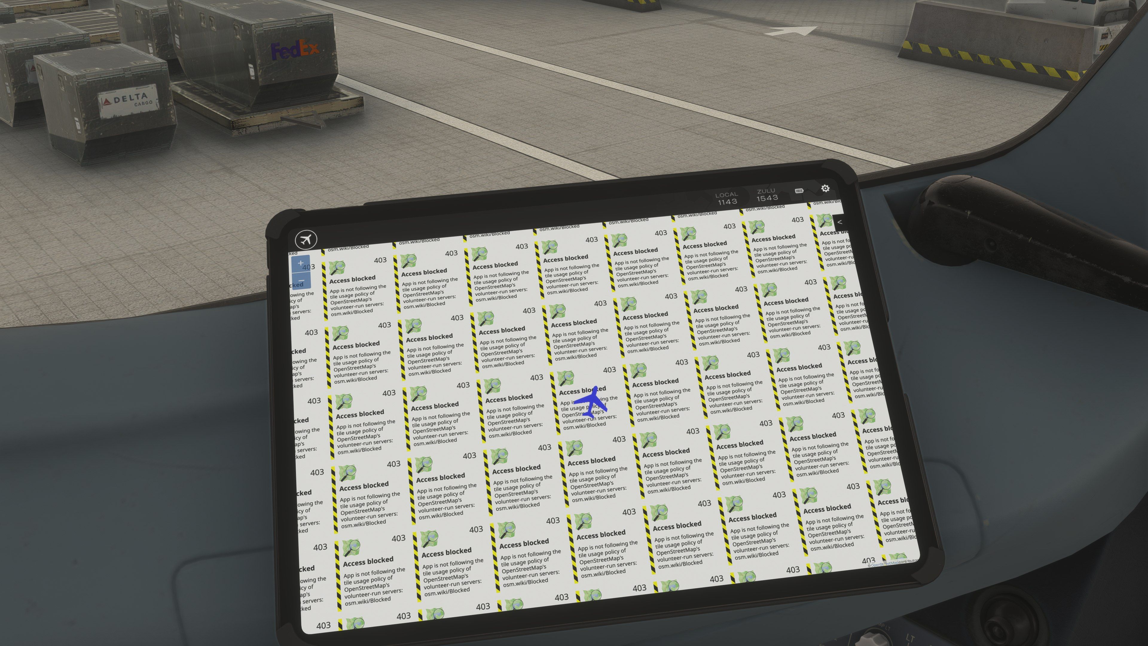 EFB 403 Map Error