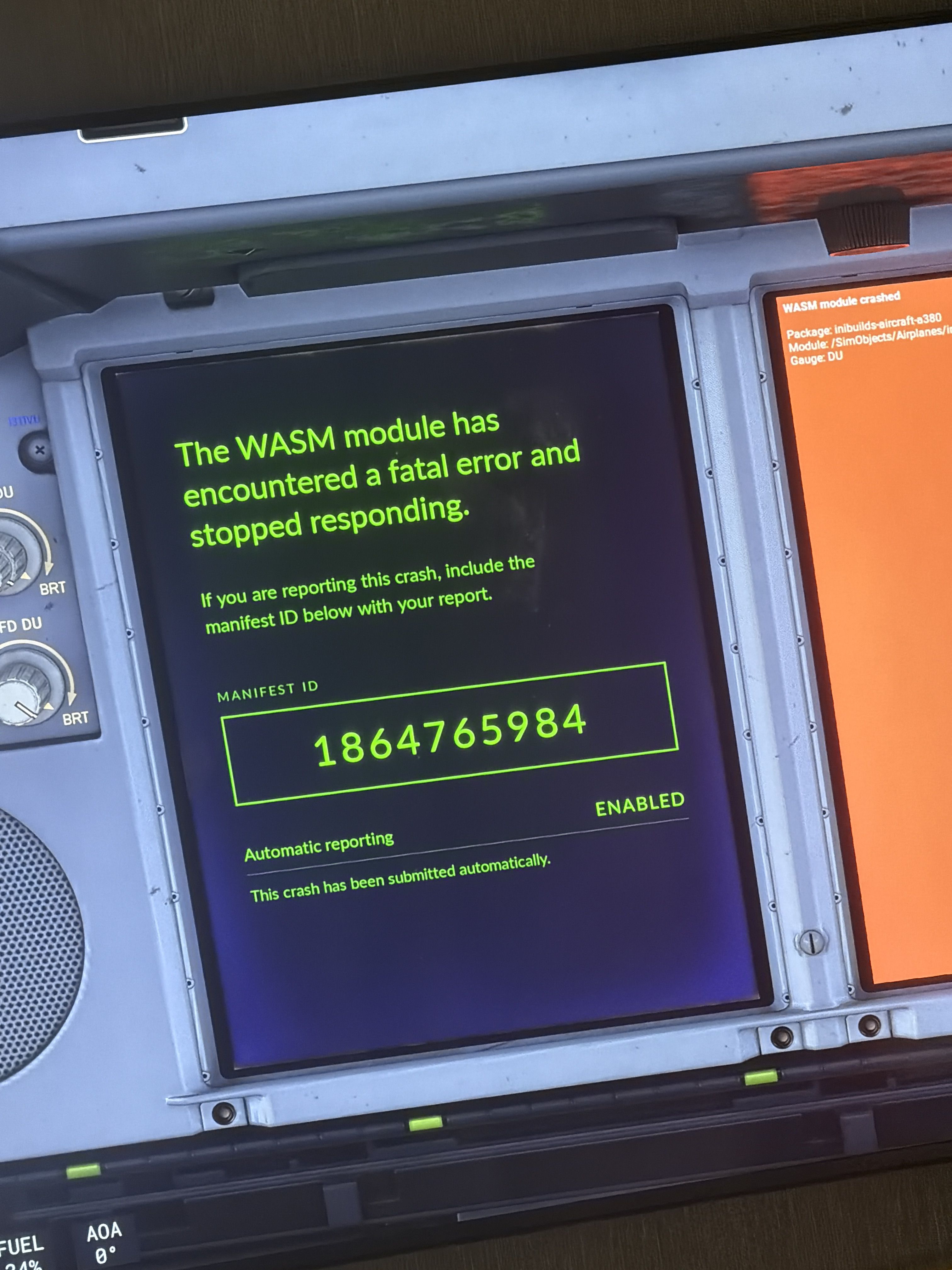 WASM Module fatal error